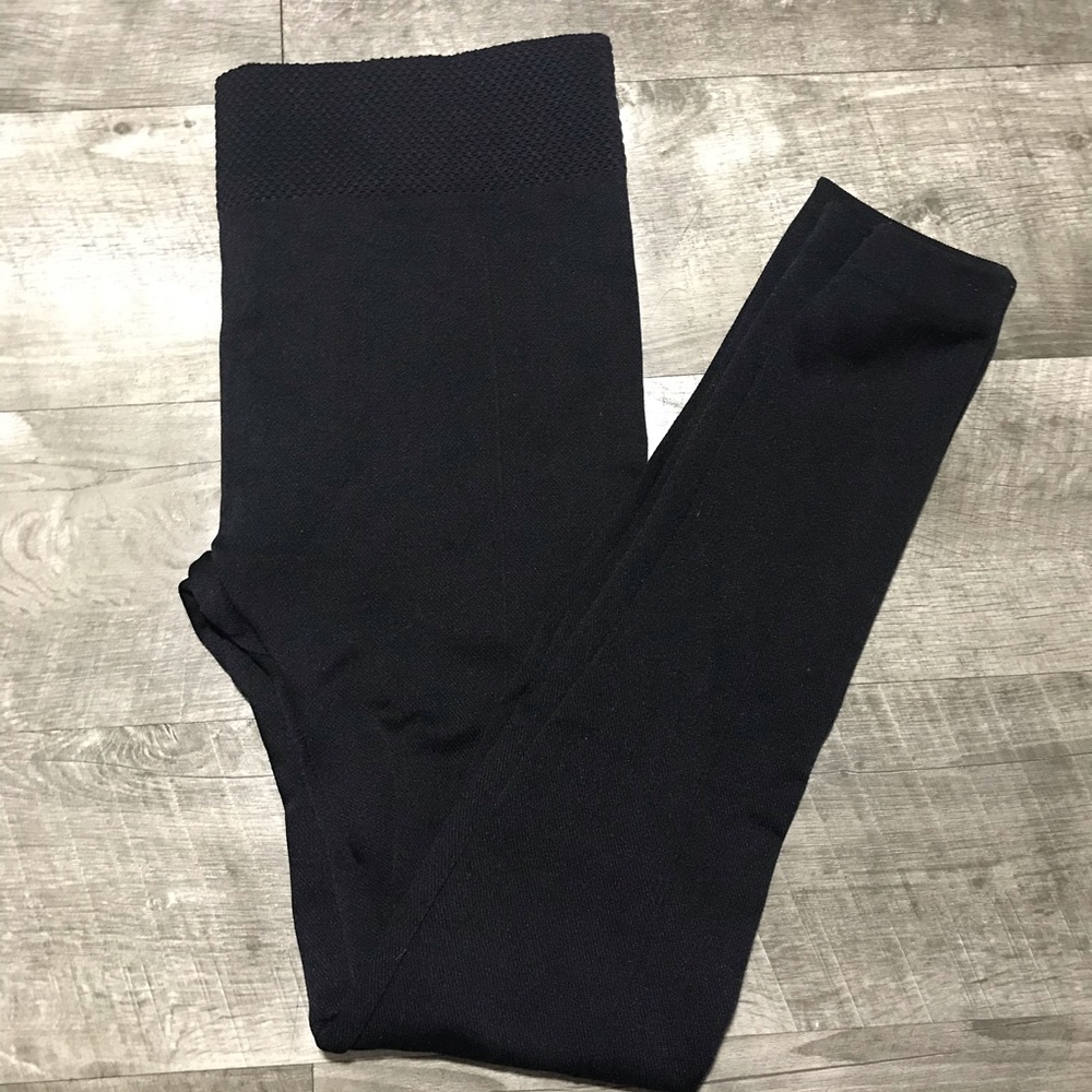Black warm leggings L/XL